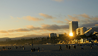 Santa Monica City Sunset